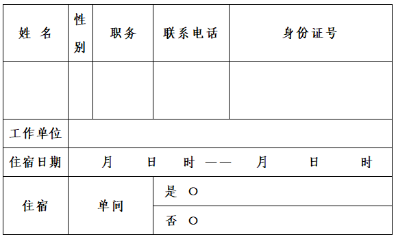 回執(zhí)表